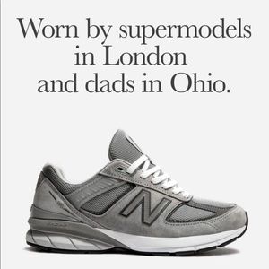 New Balance 990v5 in gray
